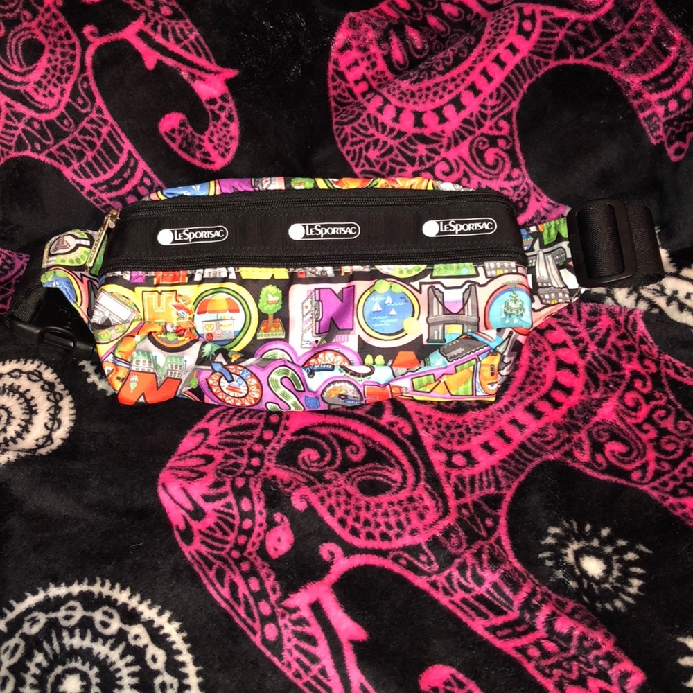 LeSportsac Double zip belt bag NYC